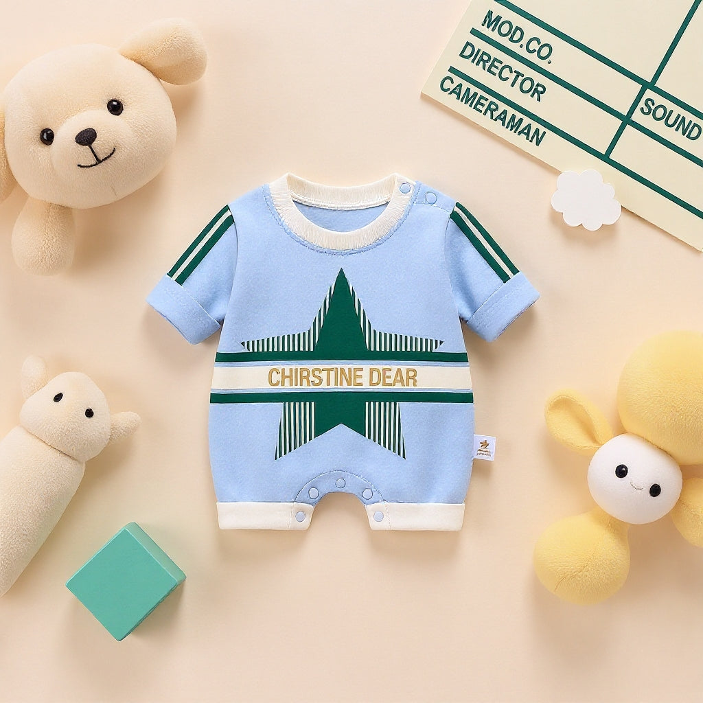 Cute Star Baby Romper – 4 Colors available