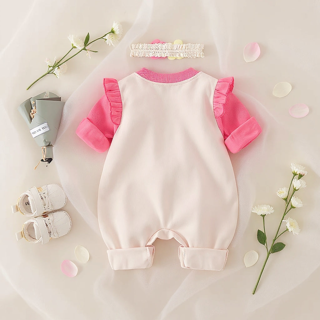 Rani Pink Baby Romper Set – Cute Floral Summer Outfit 👶🌺