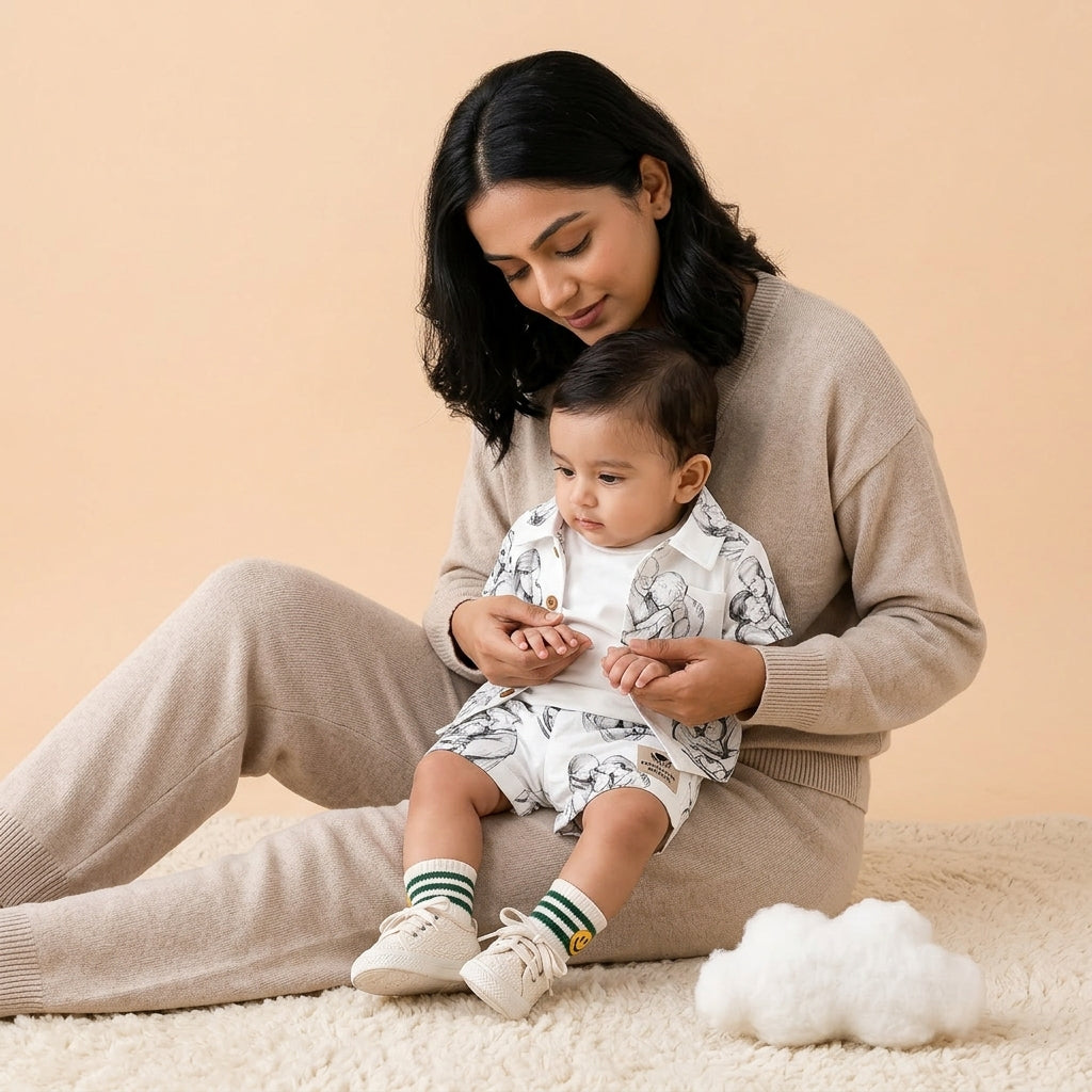 Baby Summer Co-ord Set | Soft Cotton Printed Outfit
