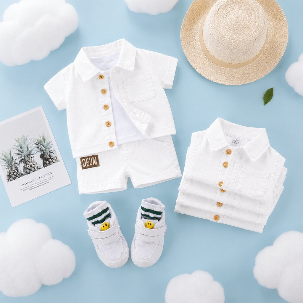 Baby Boys and girls Denim Outfit Set