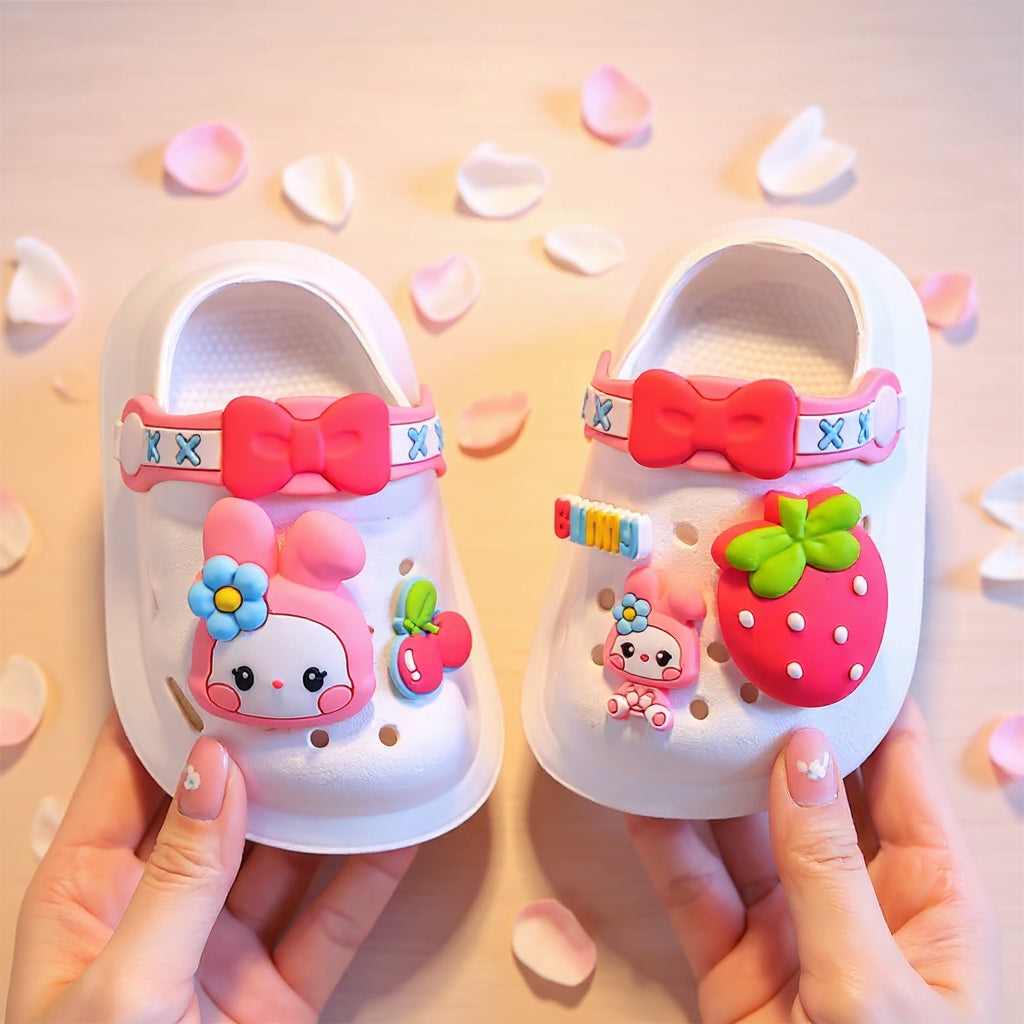 Premium Unisex Kids Clogs – Ultra-Lightweight Anti-Slip Cartoon Sandals for Boys & Girls