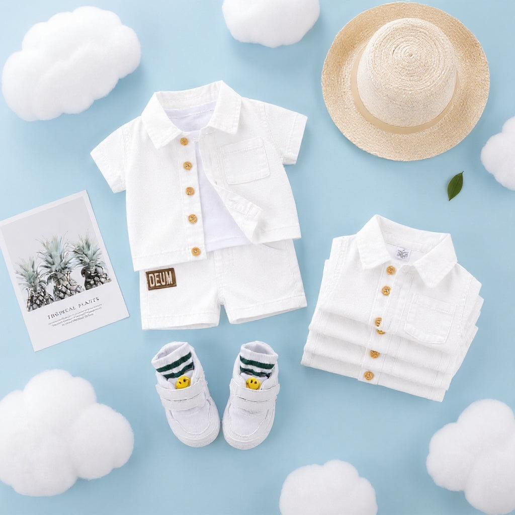 Baby Boys and girls Denim Outfit Set