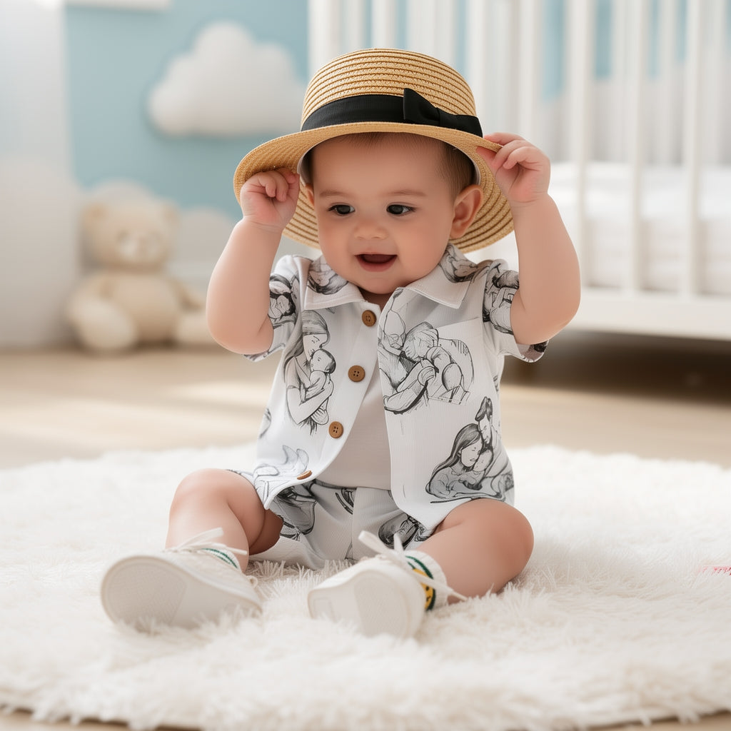 Baby Summer Co-ord Set | Soft Cotton Printed Outfit
