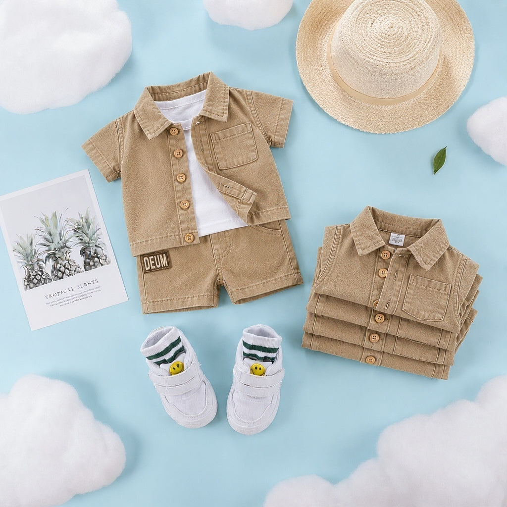 Baby Boys and girls Denim Outfit Set