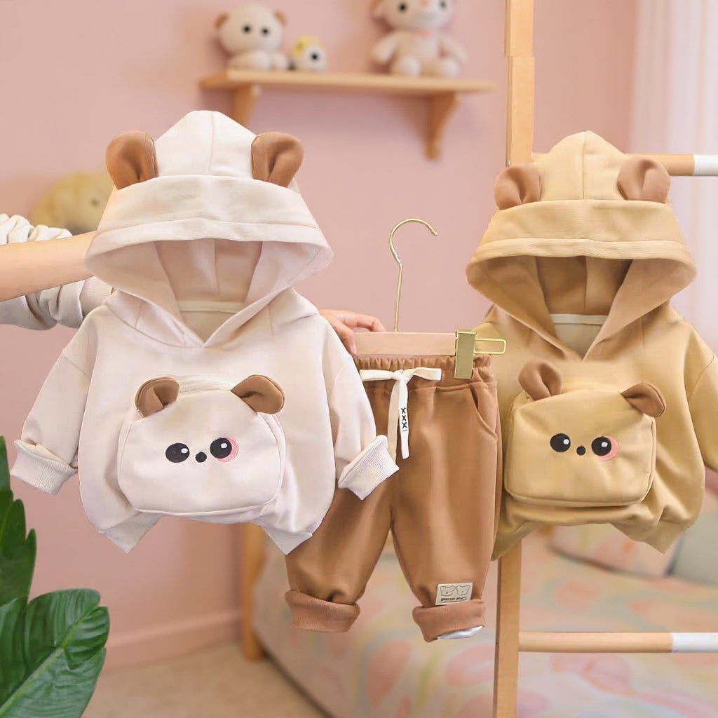 Soft Bear Hoodie & Pant Set for Kids +  90%off offer today only