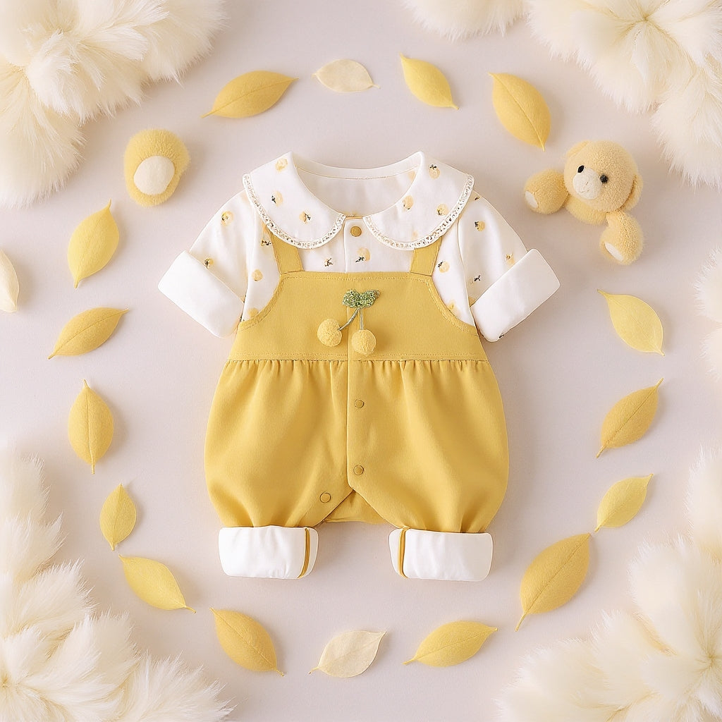 Cute Summer Baby Romper Set – Soft Cotton Floral & Pink Outfit 🌼