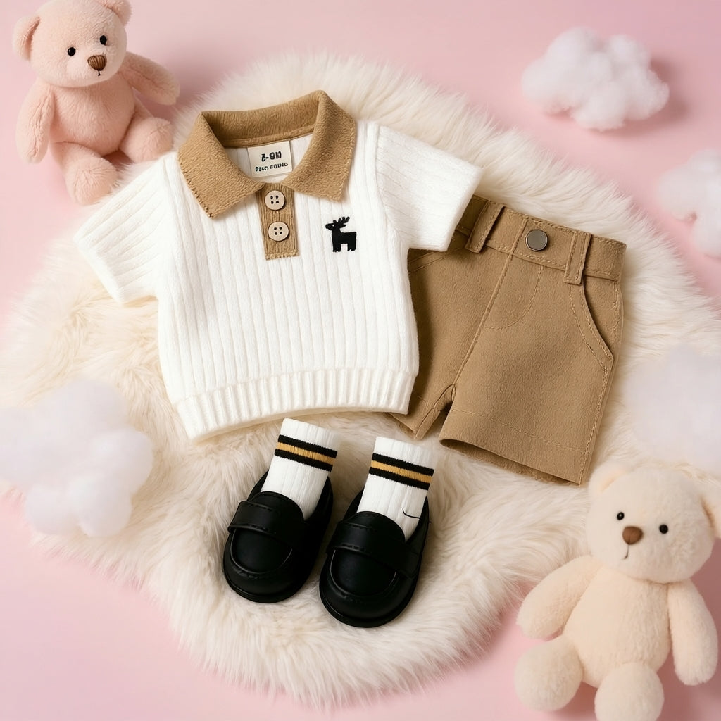 Tiny Classic Polo Co-Ord Set for Baby