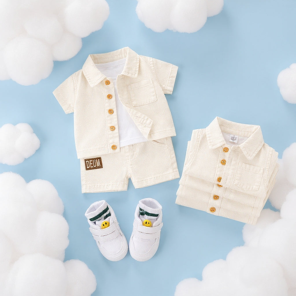 Baby Boys and girls Denim Outfit Set