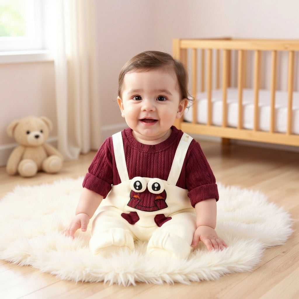 Little Frog Summer Baby Romper – Cute Green Cotton Outfit for Babies 🐸☀️