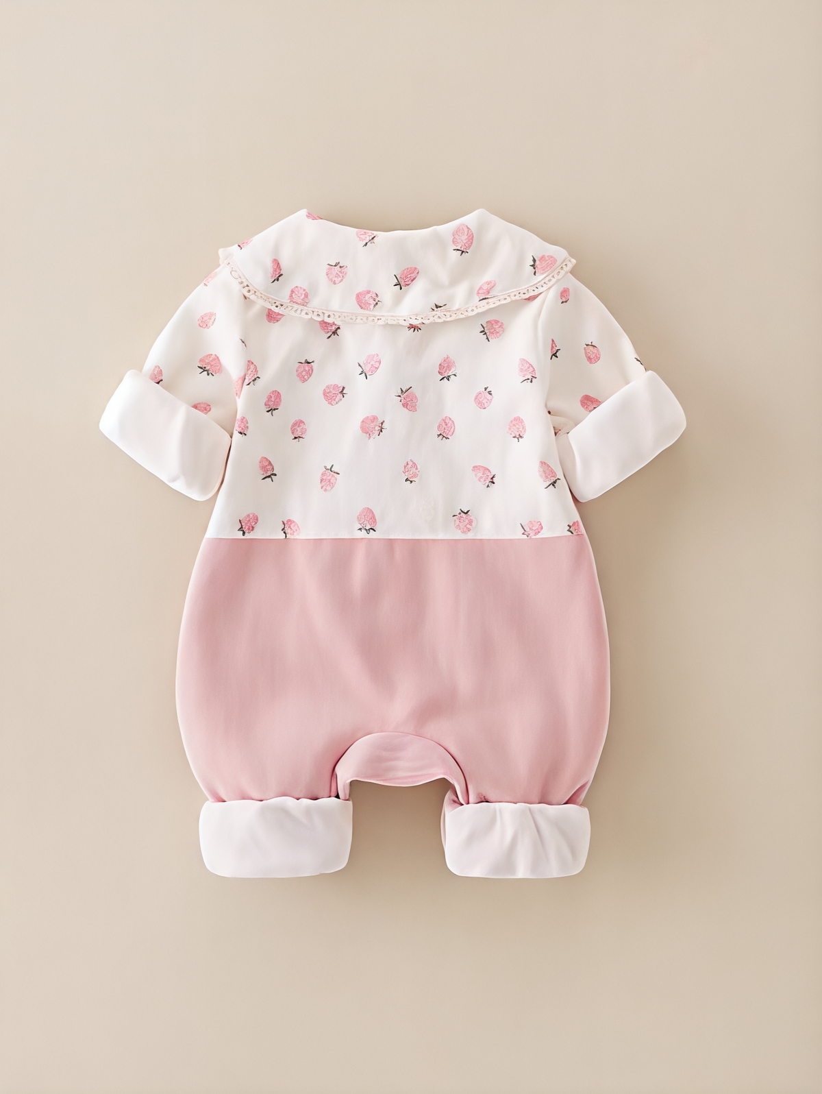 Cute Summer Baby Romper Set – Soft Cotton Floral & Pink Outfit 🌼