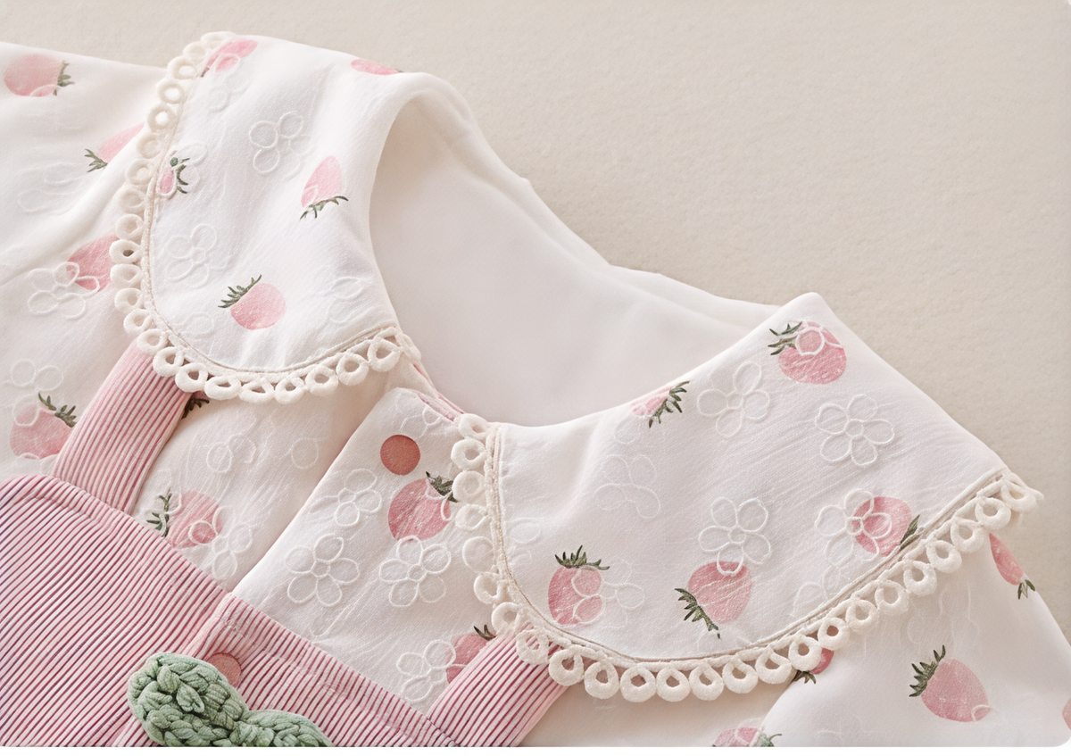 Cute Summer Baby Romper Set – Soft Cotton Floral & Pink Outfit 🌼