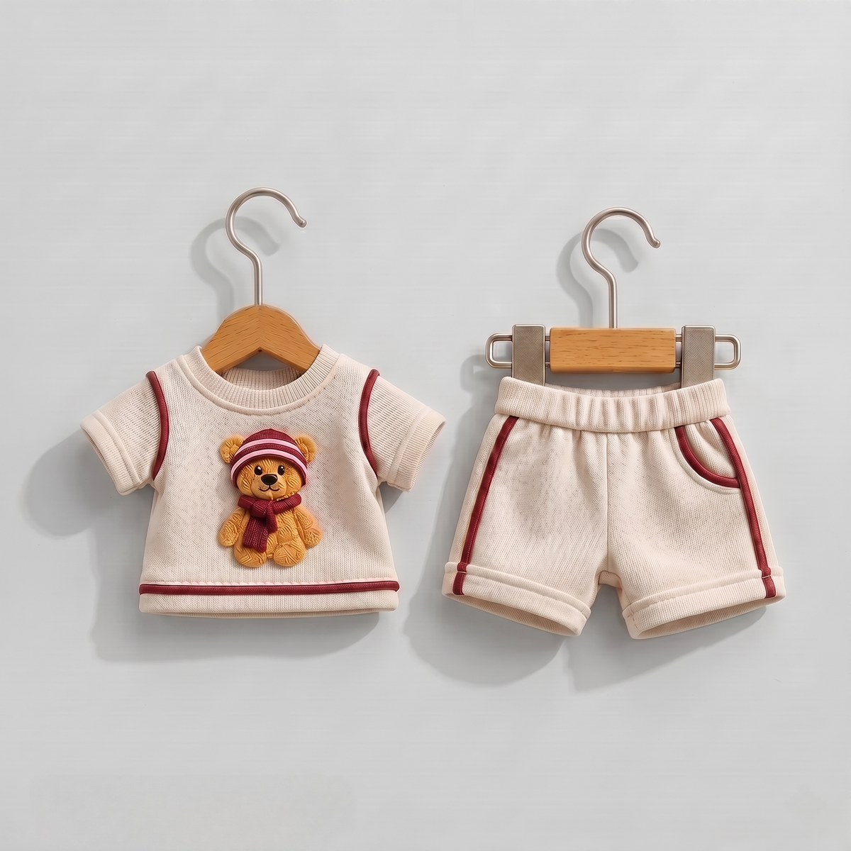 Soft Cotton 2-Piece Suit for Toddlers - Comfortable Top & Bottom Set 👶💖