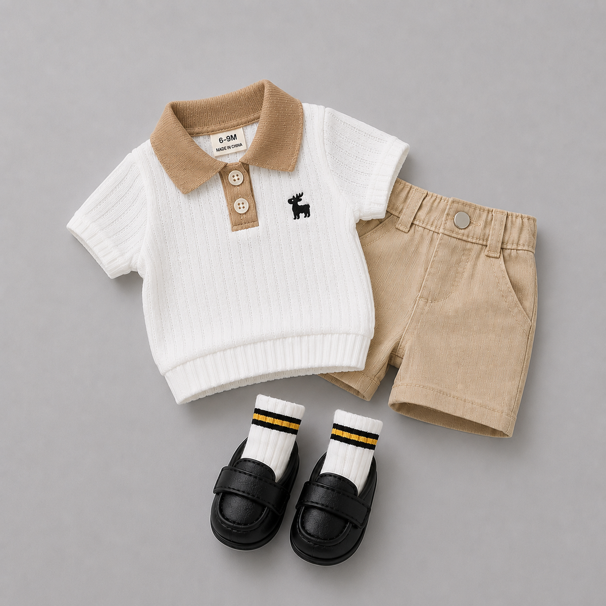 Tiny Classic Polo Co-Ord Set for Baby