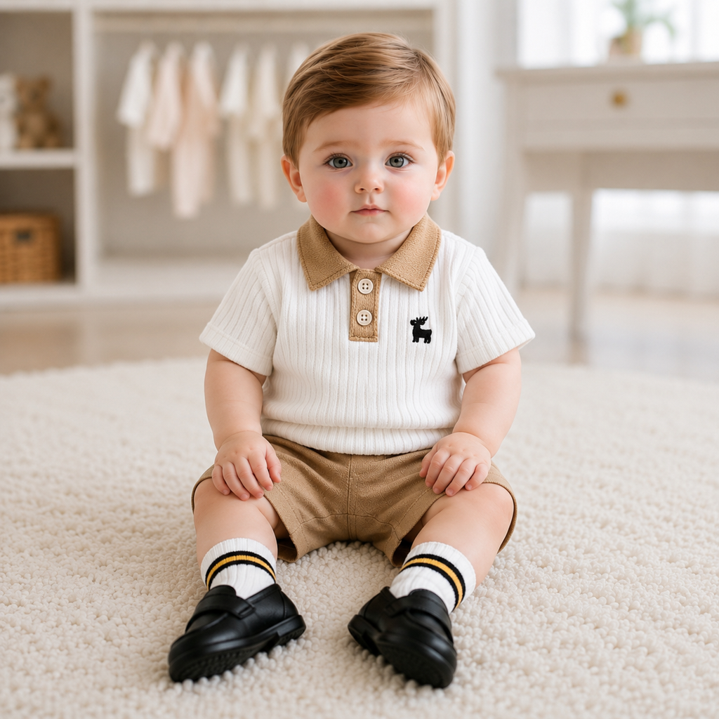 Tiny Classic Polo Co-Ord Set for Baby