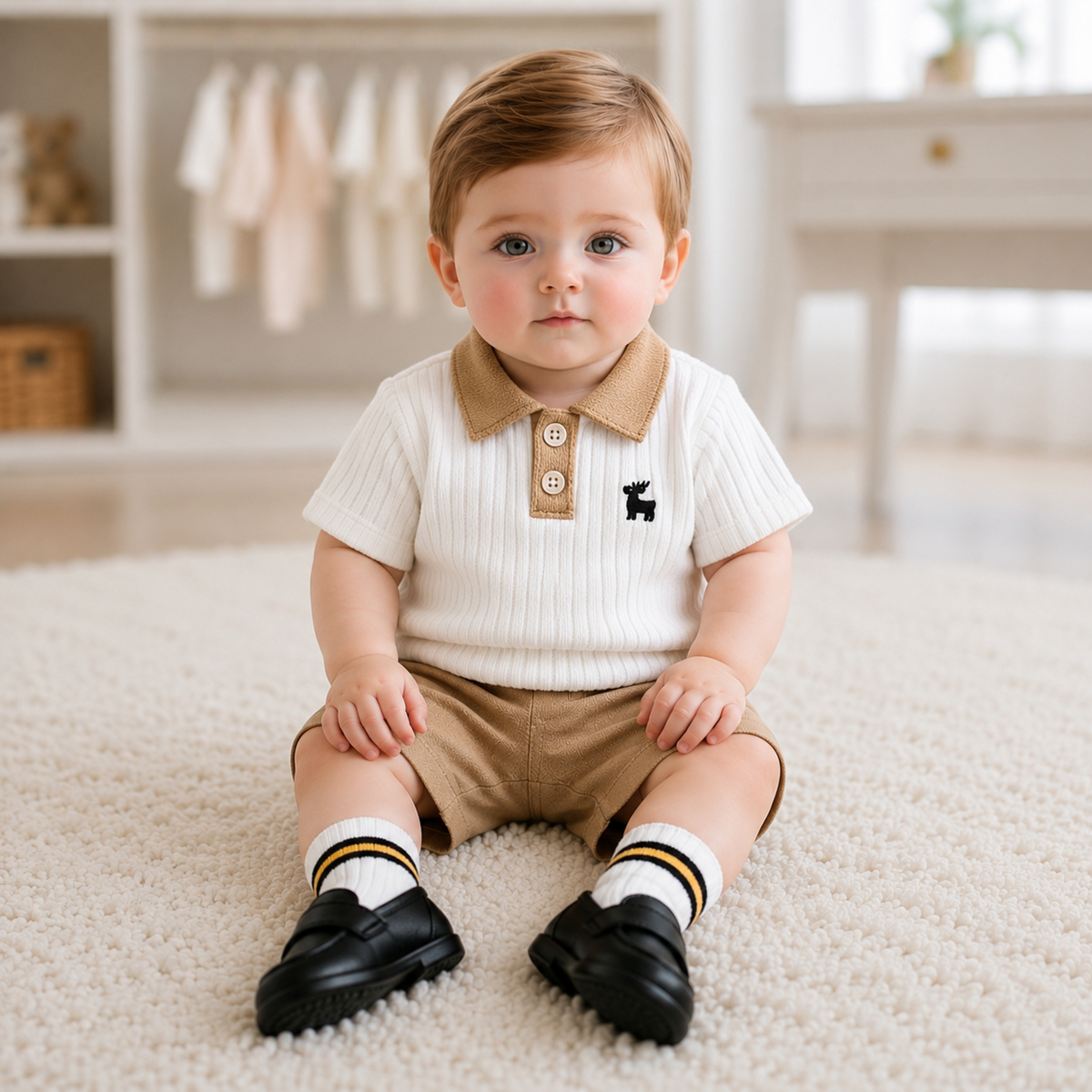 Tiny Classic Polo Co-Ord Set for Baby