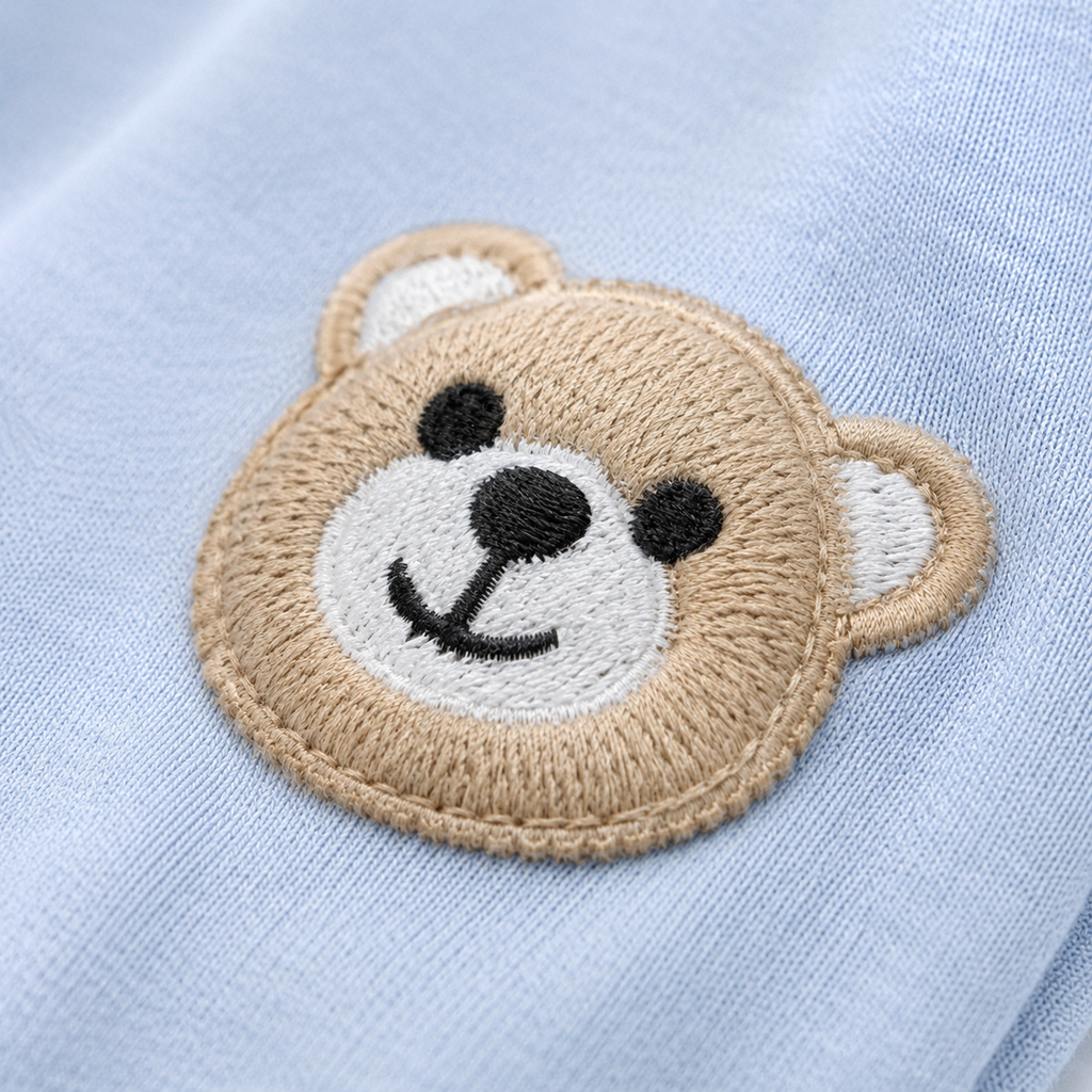 🧸 Cute Bear Hoodie 3-Piece Baby Clothing Set | Soft Cotton Blend Jacket, T-Shirt & Jogger Pant | Premium Kids Outfit | Unisex | All Season Wear (0-5 Years)