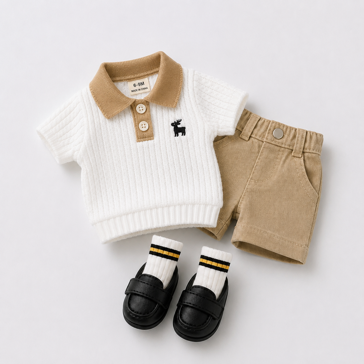 Tiny Classic Polo Co-Ord Set for Baby