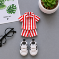 Red Stripe Baby Summer Co-ord Set | Mini Fashion Outfit ❤️🤍