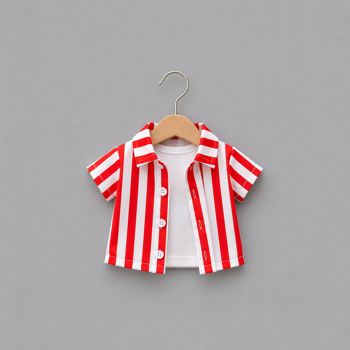 Red Stripe Baby Summer Co-ord Set | Mini Fashion Outfit ❤️🤍