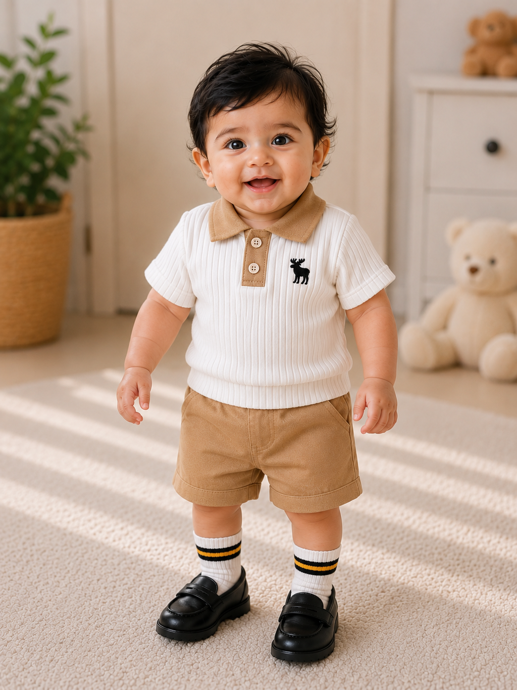 Tiny Classic Polo Co-Ord Set for Baby