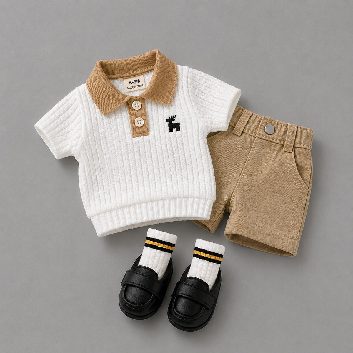 Tiny Classic Polo Co-Ord Set for Baby
