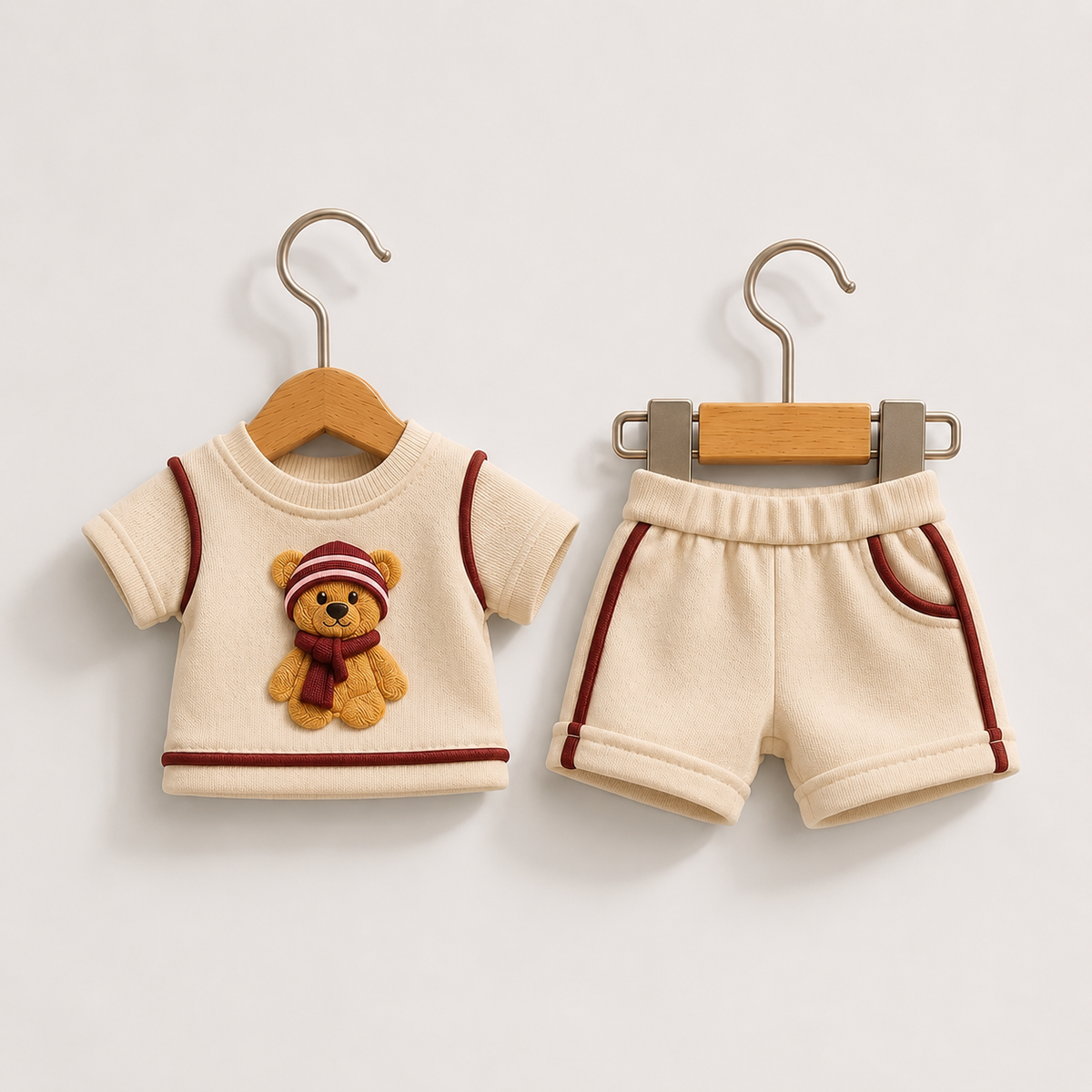 Soft Cotton 2-Piece Suit for Toddlers - Comfortable Top & Bottom Set 👶💖