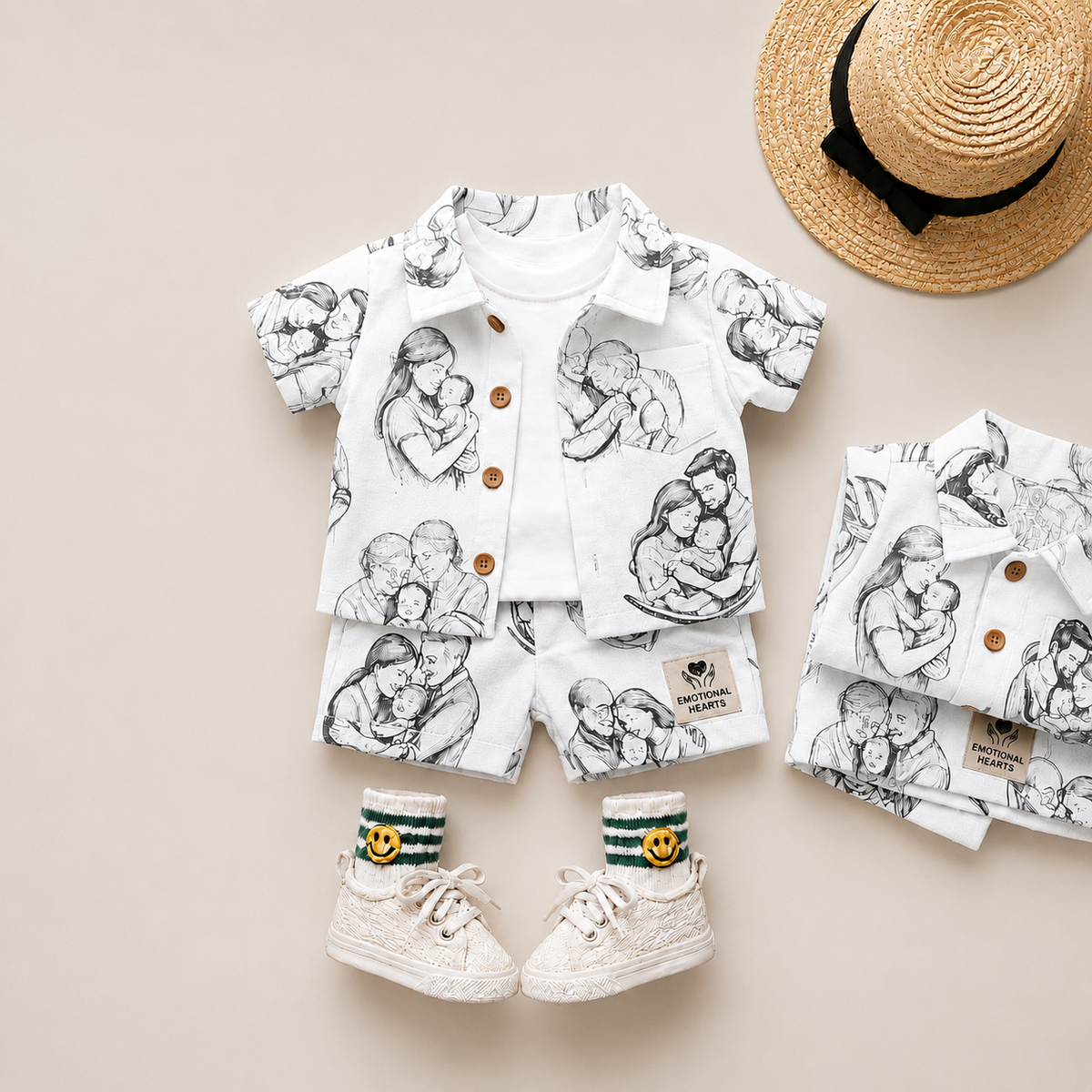 Baby Summer Co-ord Set | Soft Cotton Printed Outfit