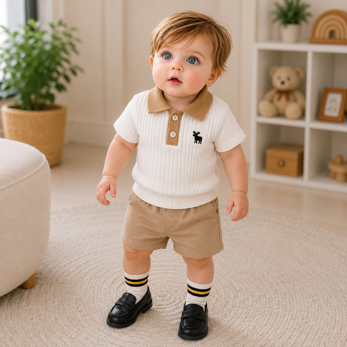 Tiny Classic Polo Co-Ord Set for Baby