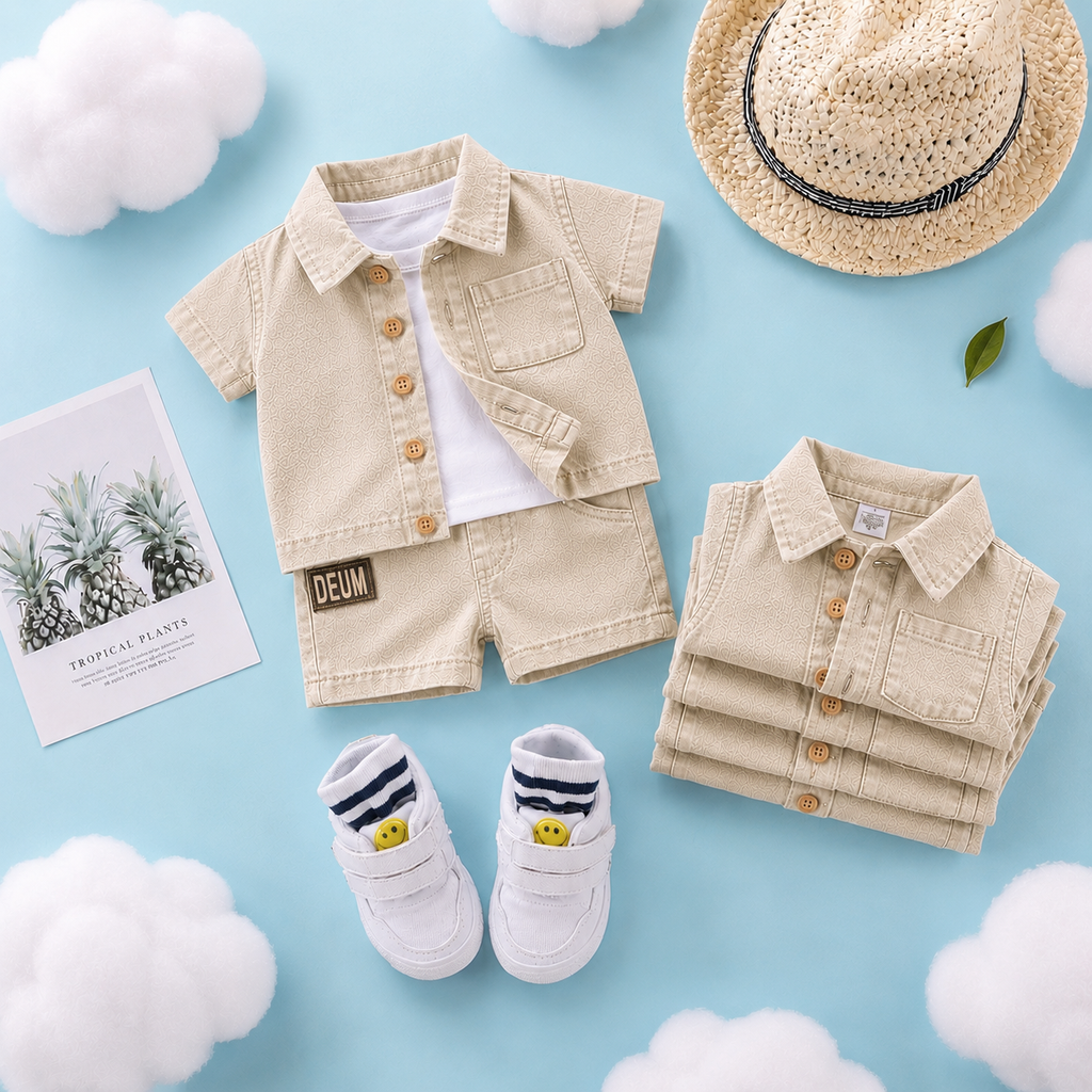 Baby Boys and girls Denim Outfit Set