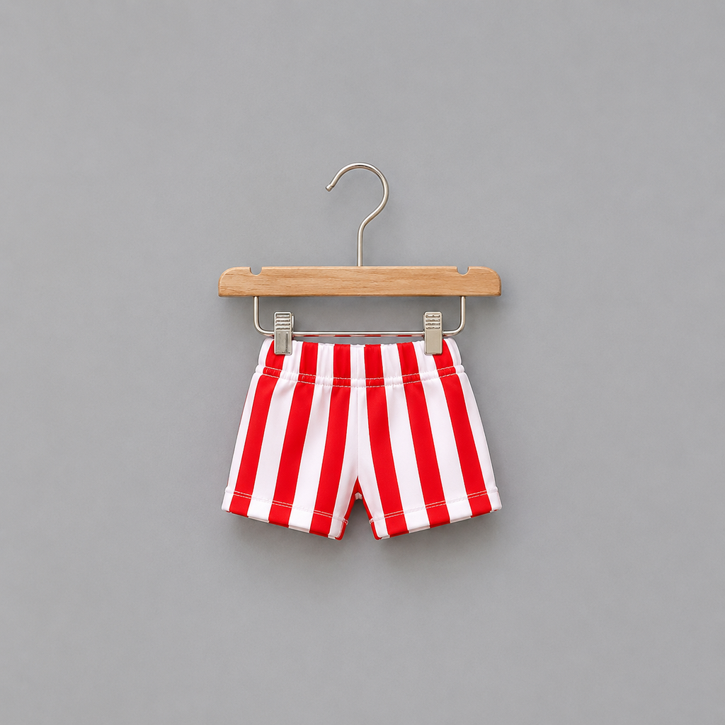 Red Stripe Baby Summer Co-ord Set | Mini Fashion Outfit ❤️🤍