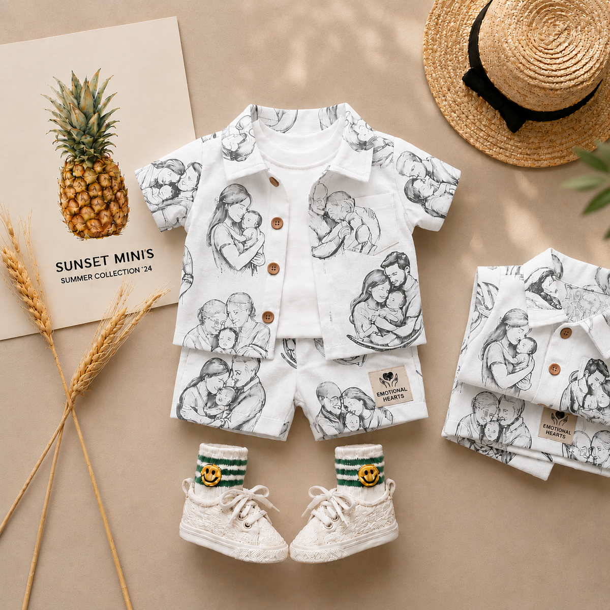 Baby Summer Co-ord Set | Soft Cotton Printed Outfit
