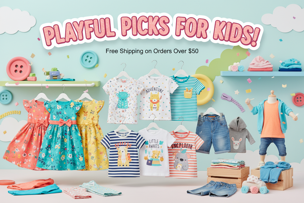Kids Clothing Display