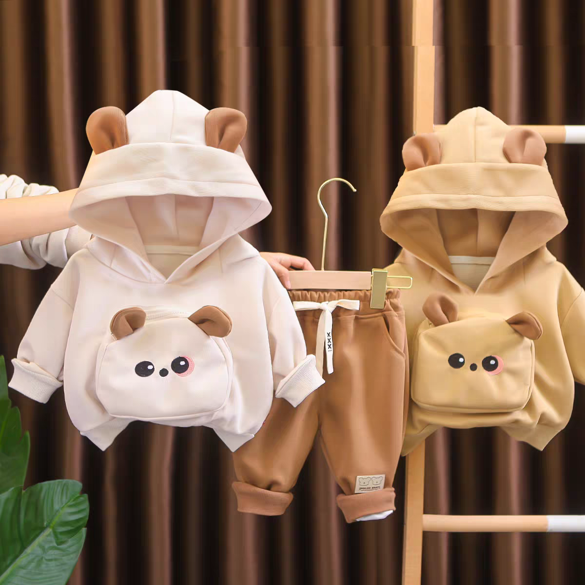 Soft Bear Hoodie & Pant Set for Kids +  90%off offer today only