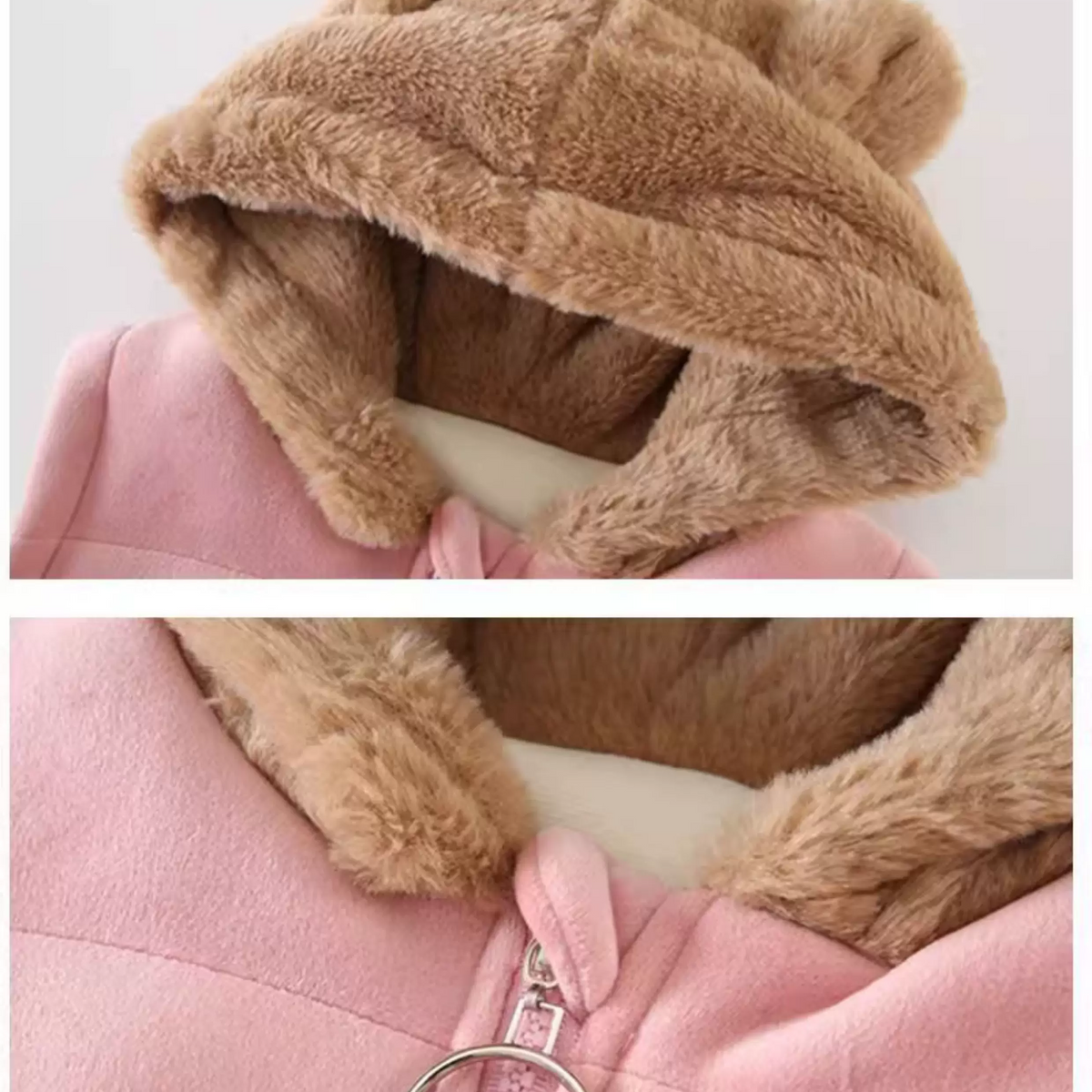 .Baby Boys and girls Teddy Bear Ear 3-Piece Warm Set