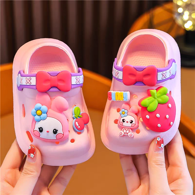 Premium Unisex Kids Clogs – Ultra-Lightweight Anti-Slip Cartoon Sandals for Boys & Girls