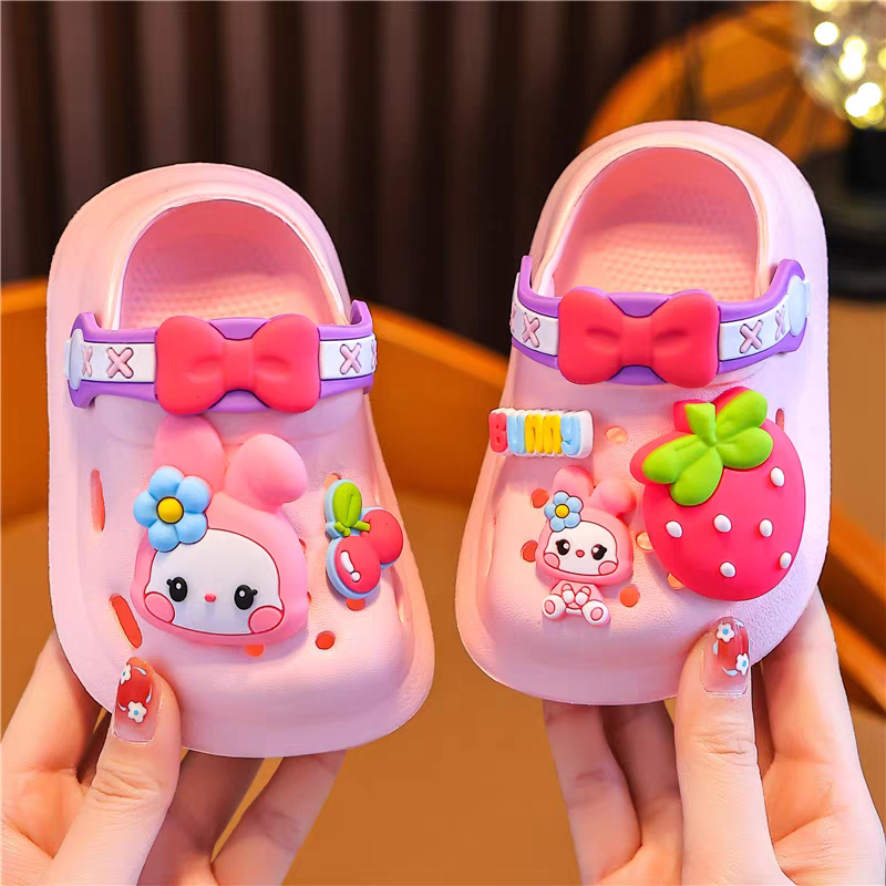 Premium Unisex Kids Clogs – Ultra-Lightweight Anti-Slip Cartoon Sandals for Boys & Girls
